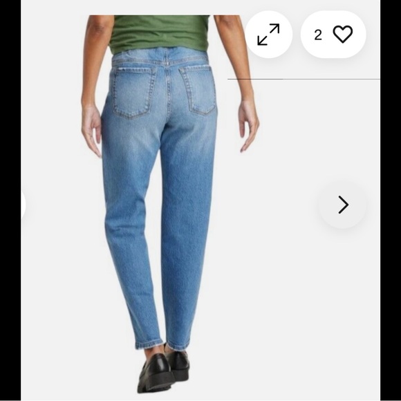 Isabel Maternity by Ingrid & Isabel Blue Jeans Over belly size 6 NWT. - Picture 2 of 16